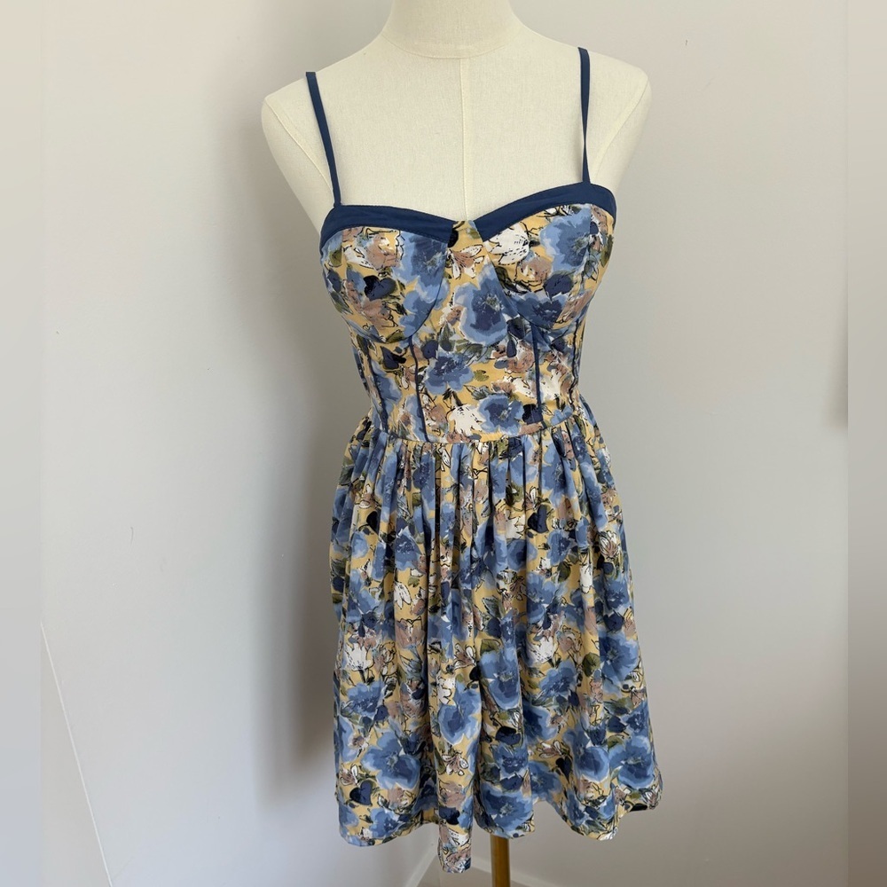 Floral Spaghetti Strap Dress
